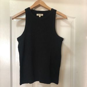 Madewell black tank. New with tags!